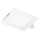 AIGOSTAR MINI LED PANEL NÉGYSZÖGLETES 12W HIDEG FEHÉR (FURAT:140-150mm)