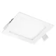 AIGOSTAR MINI LED PANEL NÉGYSZÖGLETES 12W HIDEG FEHÉR (FURAT:140-150mm)
