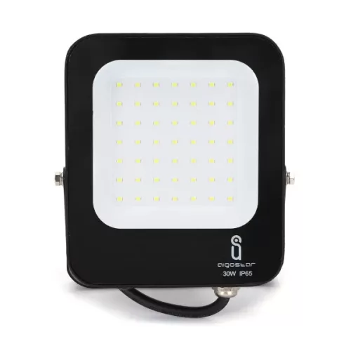 LED REFLEKTOR AIGOSTAR 30W 6500K IP65 FEKETE