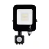LED REFLEKTOR MOZGÁS-ÉS SZÜRKÜLETÉRZÉKELŐVEL AIGOSTAR 20W 4000K IP65 FEKETE