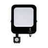 LED REFLEKTOR MOZGÁS-ÉS SZÜRKÜLETÉRZÉKELŐVEL AIGOSTAR 50W 4000K IP65 FEKETE