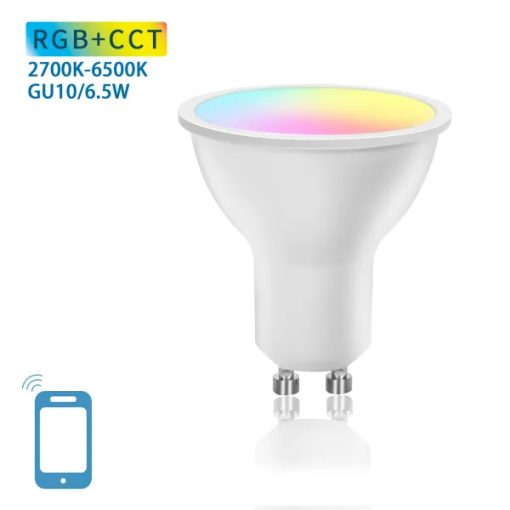 SMART WIFI-S LED IZZÓ 6,5W/GU10/RGB/2700K-6500K