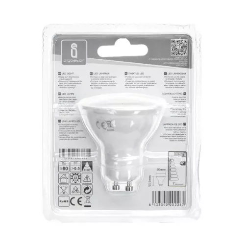 AIGOSTAR LED izzó GU10 COB 7W hideg fehér dimmelhető