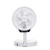 Asztali ventilátor, 5 lapát, 3 sebesség, 8000mAh, fehér