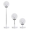 Asztali ventilátor, 5 lapát, 3 sebesség, 8000mAh, fehér