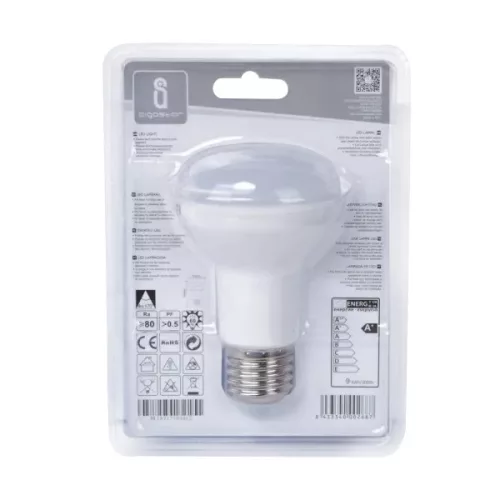 Led izzó R63 9W SMD E27 foglalattal meleg fehér