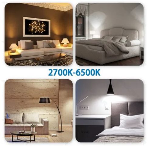 Okos izzó WiFi WB Smart LED G45 E14 6,5W