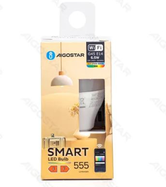 Okos izzó WiFi WB Smart LED G45 E14 6,5W
