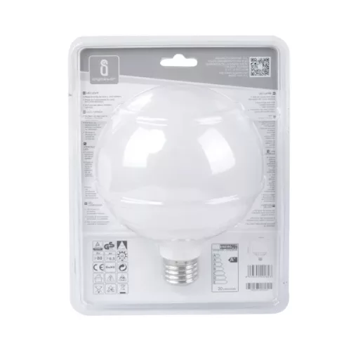 LED izzó G120 18W E27 Meleg fehér Aigostar 