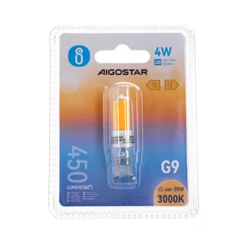 LED IZZÓ G9 4W MELEG FEHÉR AIGOSTAR