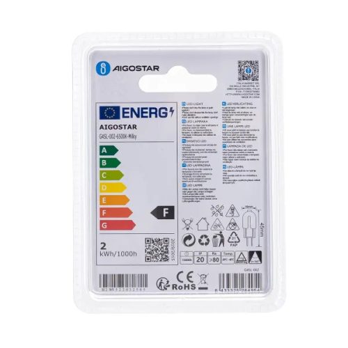 LED IZZÓ G4 1,7W HIDEG FEHÉR AIGOSTAR 