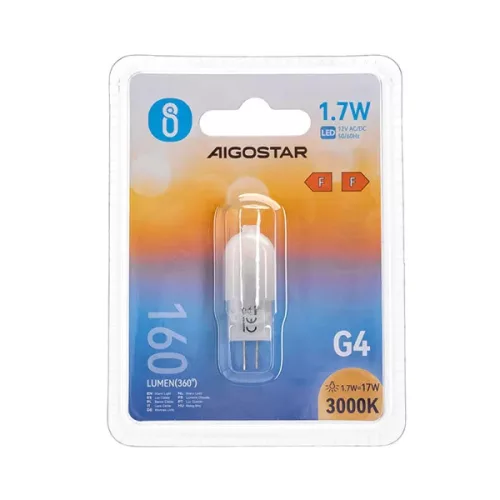LED IZZÓ G4 1,7W MELEG FEHÉR AIGOSTAR