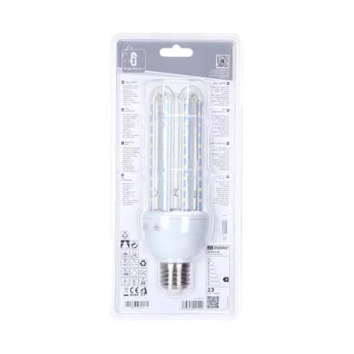 KUKORICA LED IZZÓ T4 4U E27 23W HIDEG FEHÉR AIGOSTAR