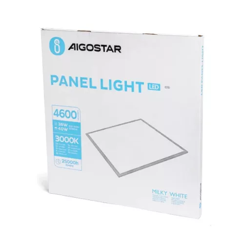 LED Panel 8mm vastag! 595x595 40W 3000K Aigostar  