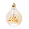 DESIGN LED IZZÓ FILAMENT AIGOSTAR 4W/E27/1800K LOVE FELIRATTAL