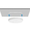 AIGOSTAR  LED PANEL KÖR 24W FELÜLETRE SZERELHETŐ TERMÉSZETES FEHÉR 