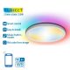 AIGOSTAR ULTRAVÉKONY LED MENNYEZETI LÁMPA WIFI 25W RGB+CCT 2700K-6500K