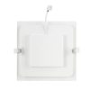 AIGOSTAR MINI LED PANEL NÉGYSZÖGLETES 12W TERMÉSZETES FEHÉR (FURAT:150-160mm) ULTRAVÉKONY!