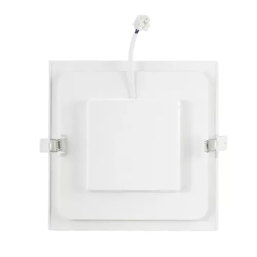 AIGOSTAR MINI LED PANEL NÉGYSZÖGLETES 12W MELEG FEHÉR (FURAT:150-160mm) ULTRAVÉKONY!