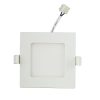 AIGOSTAR MINI LED PANEL NÉGYSZÖGLETES 9W HIDEG FEHÉR (FURAT:100-110mm) ULTRAVÉKONY!