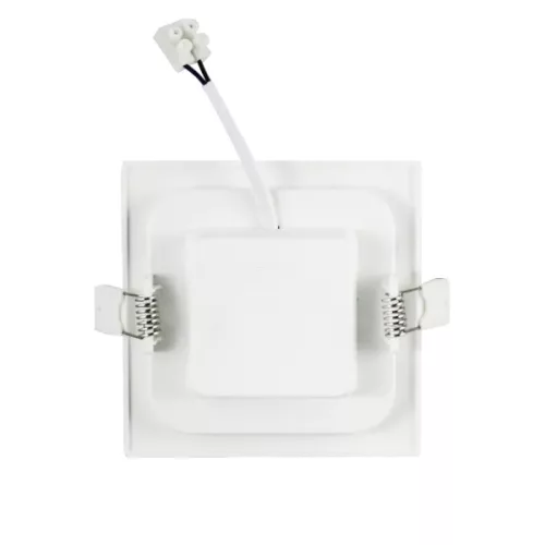 AIGOSTAR MINI LED PANEL NÉGYSZÖGLETES 9W MELEG FEHÉR (FURAT:100-110mm) ULTRAVÉKONY!