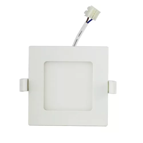 AIGOSTAR MINI LED PANEL NÉGYSZÖGLETES 6W TERMÉSZETES FEHÉR (FURAT:100-110mm) ULTRAVÉKONY!