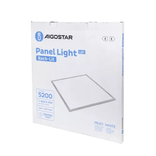 LED Panel 595x595 40W CCT  3000K/4000K/6500K Aigostar  BACKLITE