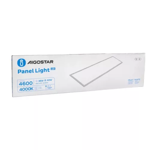 LED Panel 295x1195 8mm vastag!  40W 4000K Aigostar Tükröződésmentes UGR<19 