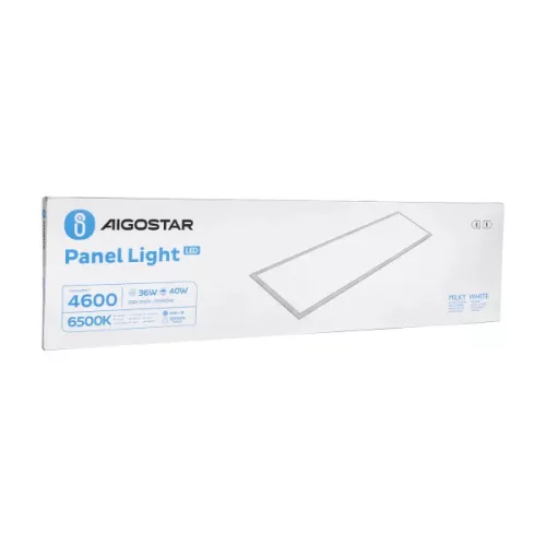 LED Panel 295x1195 8mm vastag!  40W 6500K Aigostar Tükröződésmentes UGR<19 
