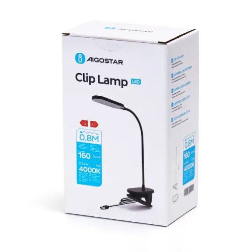  LED-es csíptetős lámpa USB csatlakozóval 