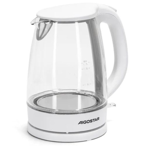 2200W 1,7L üveg elektromos vízforraló