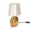 Kerámia asztali lámpa (fényforrás nélkül) E14 arany