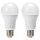 LED izzó A60 E27 17W 3000K  2 darabos!