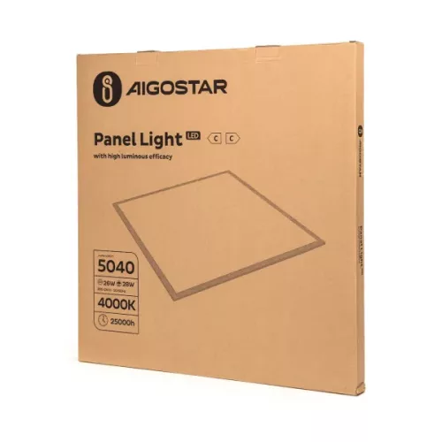 LED Panel 595x595 28W 4000K Aigostar BACKLITE