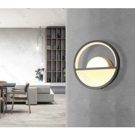 Alumínium fali lámpa 13,5W 6500K, kör