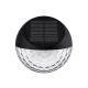 AIGOSTAR LED napelemes oldalfali kültéri lámpatest fekete  2W RGB