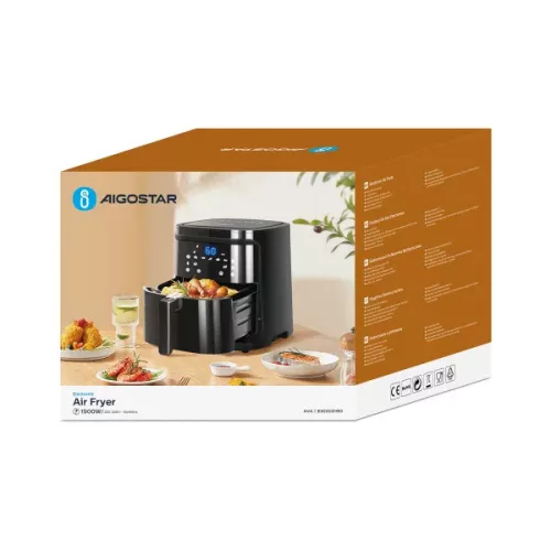 AIGOSTAR 1900 W-os 7 literes légsütő, LED érintőpanel.