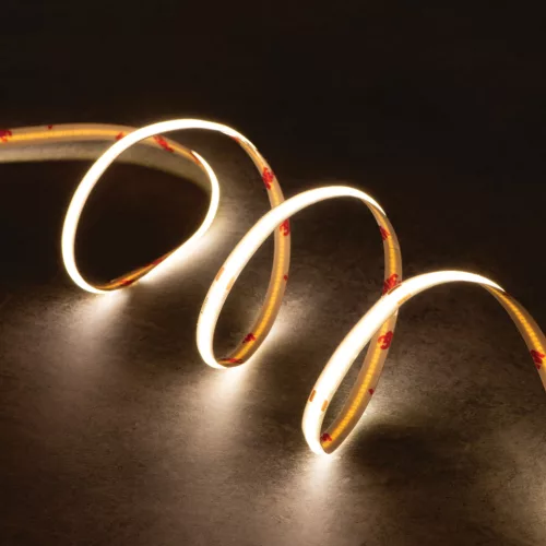 Led szalag COB 24V meleg fehér 10W/M IP65 vízálló