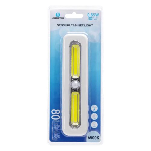 Érzékelőszekrény lámpa 17,8cm 6500K 3*AAA