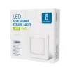 Led lámpa E5 6W négyszögletes hideg fehér