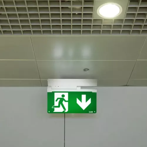 Vészvilágító kijárat jelző 