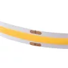 Led szalag COB 12V 10W/m IP65 meleg fehér vízálló 5m tekercs