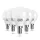 AIGOSTAR LED izzó G45 E14 7W 270° hideg fehér