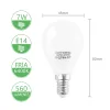 AIGOSTAR LED izzó G45 E14 7W 270° hideg fehér
