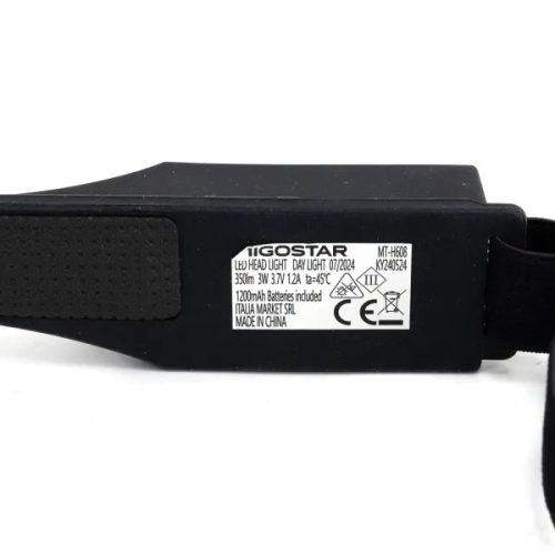 LED-es fejlámpa, hullámzásérzékelés, TYPE-C töltés