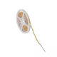 Led szalag slim - keskeny kivitel 24V, IP20, meleg fehér, 5m 