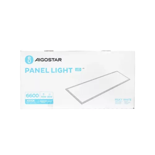LED panel 600x1200 60W természetes fehér fehér kerettel