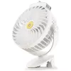 Hordozható, csíptetős ventilátor, vízpermetezővel fehér