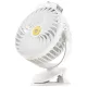 Hordozható, csíptetős ventilátor, vízpermetezővel fehér