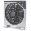 Asztali ventilátor, 12 hüvelyk, 5 lapát, 3 sebesség, törtfehér